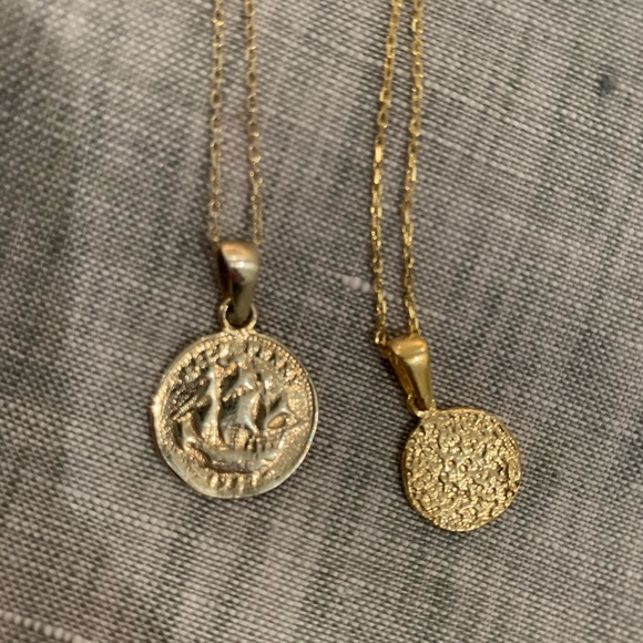 Adina's jewels coin necklace Clearance